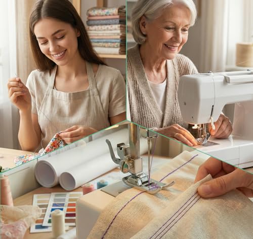 6 Color Sewing Thread Kit – 600 Yards Each Spools - color: 6 Colors,600yd
