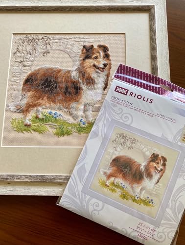 RIOLIS 1710 Sheltie Counted Cross Stitch Kit 9.84 x 9.84 in