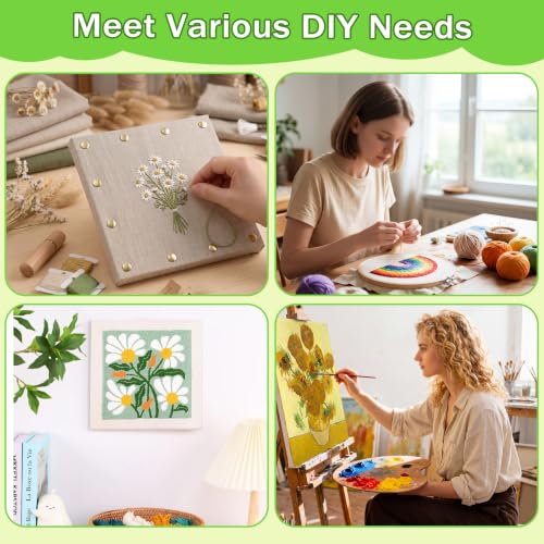 OwnMy 14 Inch Needlepoint Stretcher Bars Wood Stretcher Bars for Needlework - size: 14 Inch