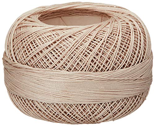 LIZBETH Size 80 HH80690 HH80 Cotton Thread 184 Yds 10G, Mocha Brown Lt. - color: Mocha Brown Lt.