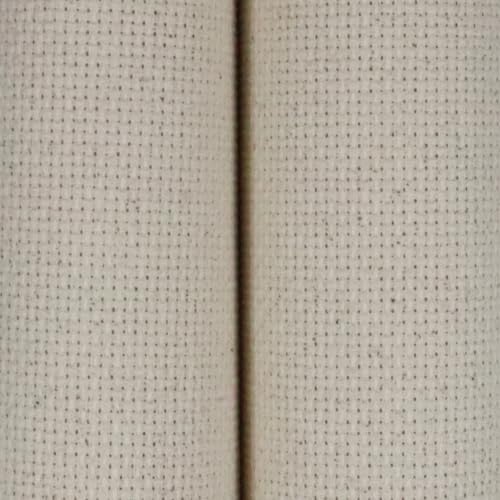 KCS 2 pc of 15" x 18"(38cmx45cm) Counted Cross Stitch Cotton Aida Cloth Needlework Fabric Box (Oatmeal, 14CT) - color: Oatmeal, size: 14CT