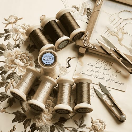 Natural 100% Mulberry Handmade Embroidery Silk Thread Silk Floss (57) - color: 57