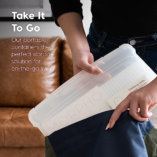 IRIS USA Board Game Storage |Made in USA| Slim Craft Case (10-Pack) - Clear - size: 10 Pack
