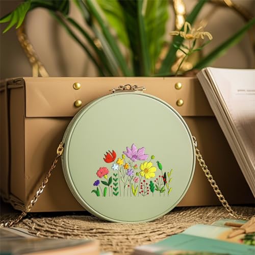 Peacoblue Wildflower Stick and Stitch Embroidery Patterns, Water Soluble - color: Wildflower