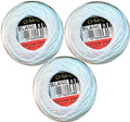 3 Packs of DMC Pearl Cotton White Thread Balls,%100 Cotton, Size 8, DMC 116 8-Blanc, 95 Yards, INCELER Bundles (White 3 Packs) - color: White 3 Packs