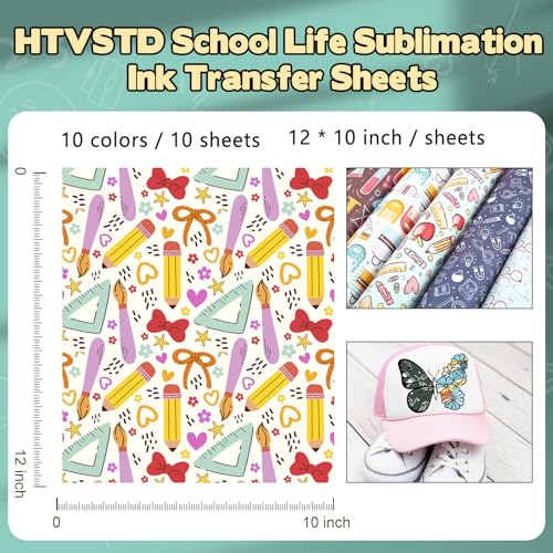 Teacher'day Sublimation Transfer Ink Paper 10pcs 12 * 10in - color: Teacher'day