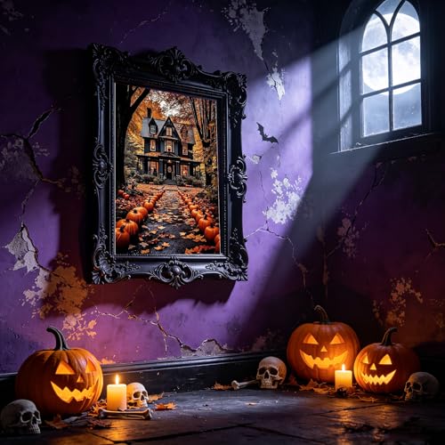 Pumpkin Fall Stamping Cross Stitch Kit for Adults Dimensions Stitching Kit - color: J180-01
