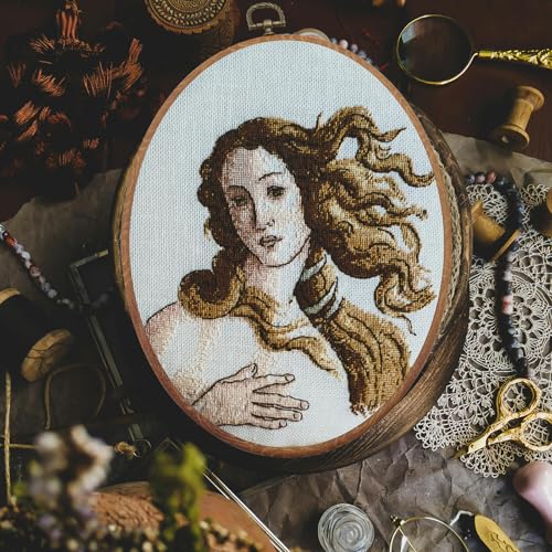 Marvexi 5Pcs Oval Embroidery Hoops 6.3"x9", Vintage Cute Faux Wood - style: 6.3" x 9"