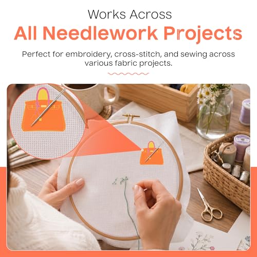 Aspen Lane Magnetic Needle Minder Needlepoint Accessory (Orange Bag) - color: Orange Bag
