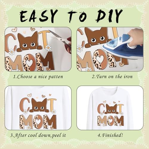 Dazoratix Teacher's Day Transfer Stickers - 12 Sheets Teachers Iron on Transfers Ready to Press Heat Patches Vinyl DTF Decals for T Shirts Clothes DIY Crafts Clothing Bag Appliques Pillow Decorations - style: Teacher-Cute