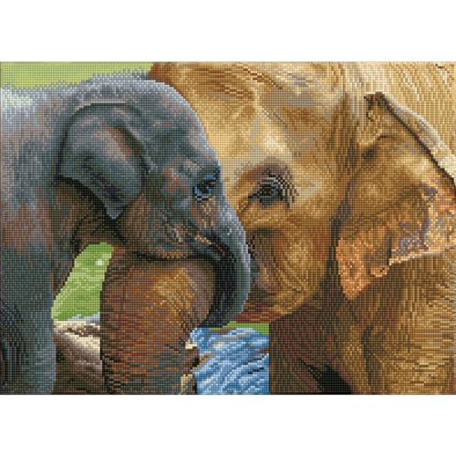 DIAMOND DOTZ Baby's Comfort Diamond Painting Kit for Adults with Gems