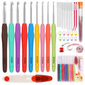 Mayboos 9 Sizes Crochet Hook Set 2.0mm~6.0mm 34 Pack Crochet Hooks - size: 9 Sizes