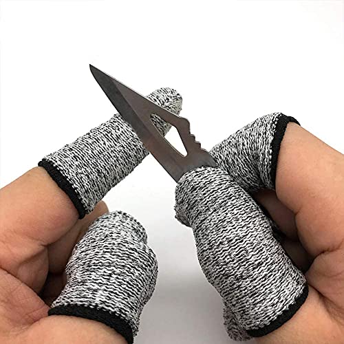 Elfzone 60PCS Finger Cots Cut Resistant Protector,Finger Covers for Cuts - size: 60 Count (Pack of 1)