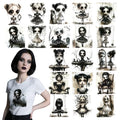 20 Pcs Halloween DTF Transfers Ready to Press - style: Gothic