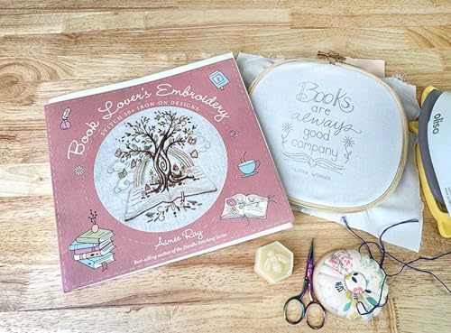Book Lover's Embroidery: Stitch 50+ Iron-on Designs