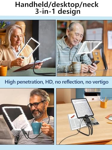 10X Large Rechargeable Magnifying Glass