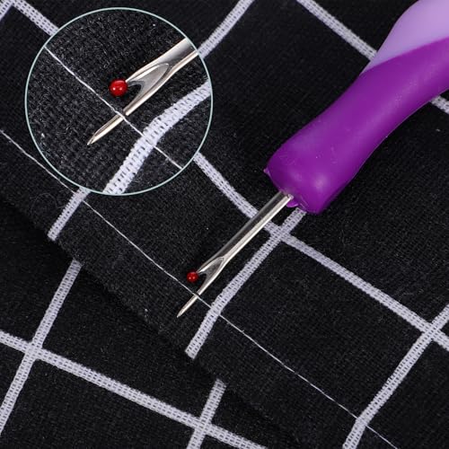Seam Ripper Tools Set, 4Pcs Needle and Thread Seam Ripper Convenient Professional Thread Cutter Stitch Remover Tool for Hand Sewing Crafting Embroidery Knitting (Colorful)