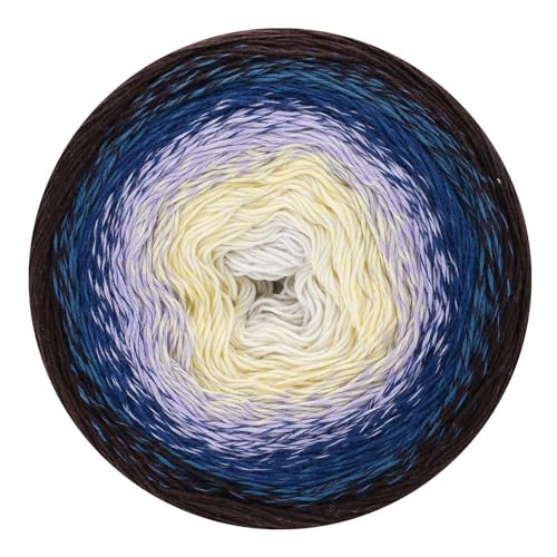 Scheepjes Cotton Whirl Gradient Yarn, 1000m, Birthday Cake 799, 1 Skein - color: 799 Piece of Cake