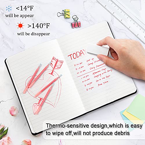 Vanstek 12 Red Erasable Gel Pen Refills, Gel Ink Refills Compatible with Erasable Pens, Fine Point 0.7 mm, Perfect for Writing Planner & Crossword Puzzles - color: 12 Pack Red Refills