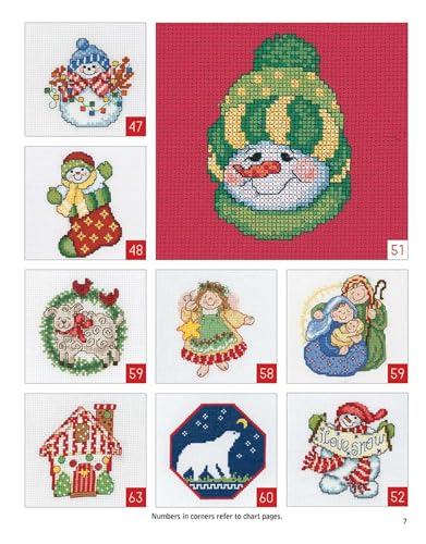 Holiday Ornaments Galore: 98 Festive Cross Stitch Ornaments