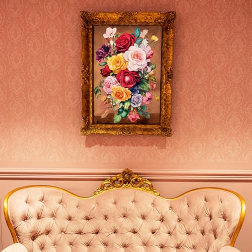 Peacoblue Victorian Flower Rub On Transfers for Furniture Craft 6"x12" - style: Victorian Style Flower