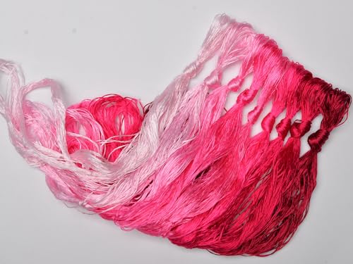 100% Mulberry Silk Embroidery Thread 9 Colors 110m Each (39) - color: 39