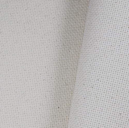 KCS 2 pc of 15" x 18"(38cmx45cm) Counted Cross Stitch Cotton Aida Cloth Needlework Fabric Box (Oatmeal, 14CT) - color: Oatmeal, size: 14CT