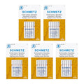 SCHMETZ Embroidery Sewing Machine Needles - Precision Needles, Size 75/11, 5-Needle Cards, Pack of 5 - style: 5 Cards (25 Needles)