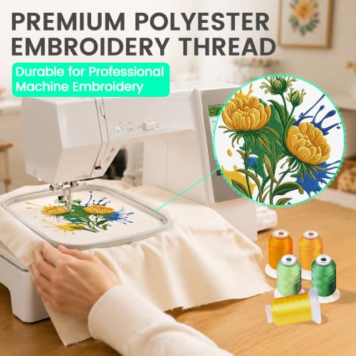 New brothread 30 Colors Polyester Embroidery Machine Thread - Assortment 3 - color: Assortment-3