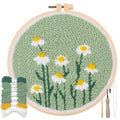 Fusionchaos Punch Needle Kits for Adults Beginners, Green Daisy - color: Daisy