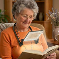 Magnifying Glass with Light for Reading, Hands Free Neck Magnifier Wearable