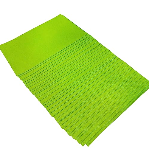 Jtnohx Self Adhesive Felt Sheets Adhesive Backed Felt Fabric Green 4"x8" - color: Green