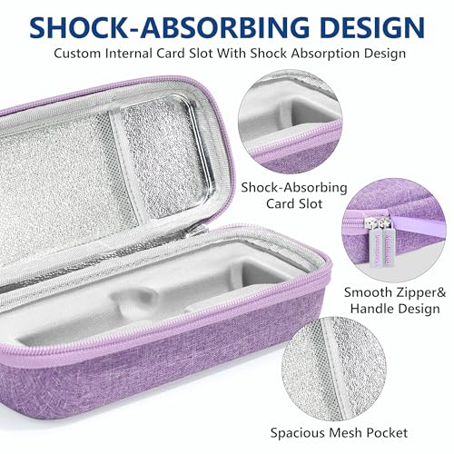 Medineed Custom-Fit Travel Case for 2 Zepbound Pen, TSA Approved - color: Purple-Small