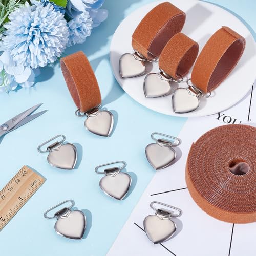 FREEBLOSS 12Pcs Canvas Stretch Clip for Cross Stitch Universal Cross Stitch Side Clip Hand Embroidery Scroll Rod Side Tension Clip Needlepoint Stretcher Bars Tension Clip for Needlework Supplies