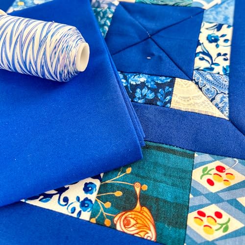 Threadart White Cotton Quilting Fabric - 3 Yard Cut - color: White, size: 3 YARDS