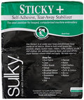Sulky Sticky Self, 22.5-Inch by 36-Inch, Adhesive Tear/Away Stabilizer