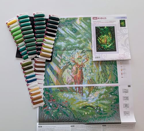 RIOLIS 2116 Forest Spirit Counted Cross Stitch Kit 11.75 x 15.75 in - style: Forest Spirit 2116