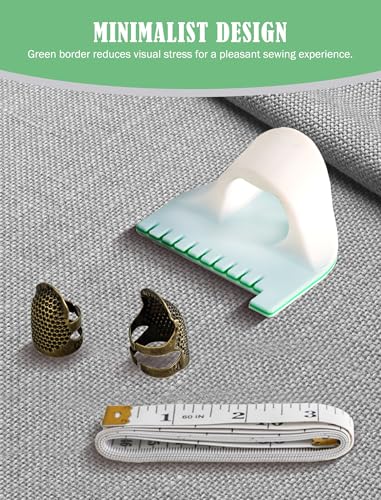 Sewing Template Kit, Thimble Finger Protector, Quilting Templates Ruler