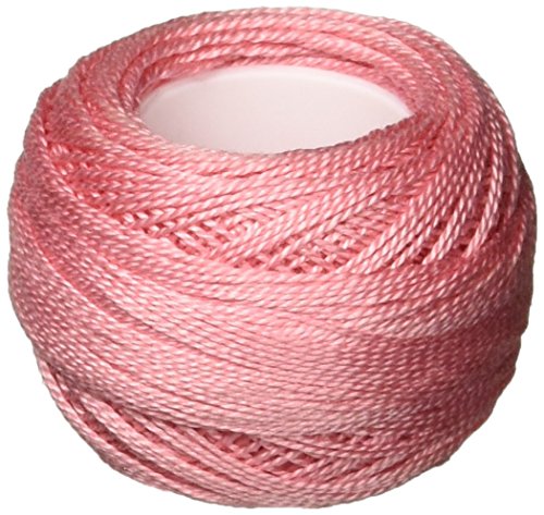 DMC Pearl Cotton Ball Size 8 87yd, Medium Pink