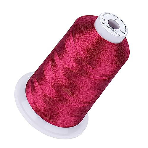 Simthread 5500Yds/5000M 40WT Polyester Embroidery Thread Mulberry S082 - color: Mulberry S082