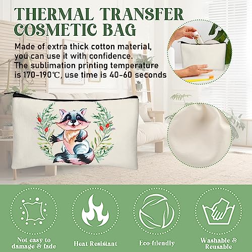 Legigo Blank Canvas Bags Zipper Pouch Makeup Bags Pencil Pouch Bulk - color: Beige