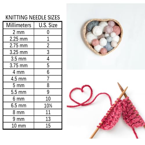 EXQUISS 18 Pairs Circular Wooden Knitting Needles Set With Colored Tube, 36 Pcs Single Pointed Bamboo Needles, 14 Pcs Aluminum Crochet Hooks Set Include Crochet Kits