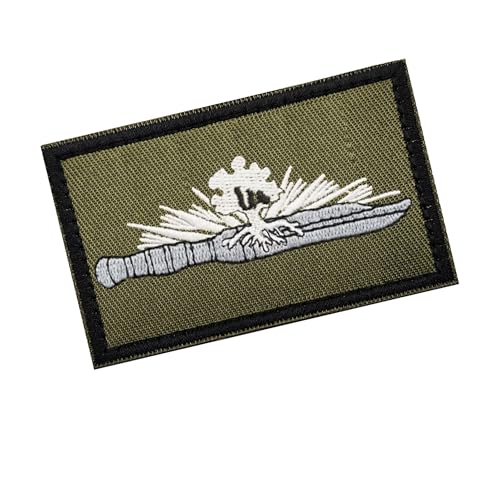 Israeli Golan Warriors Brigade Embroidered Patches, Set of 2 - color: color_d