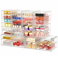 caktraie 30-Drawer Acrylic Storage & Makeup Organizer for Desk - size: 30 Drawers