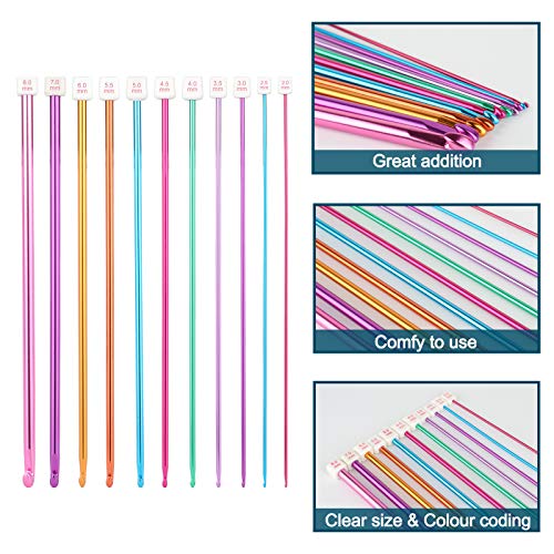 Coopay Complete Tunisian Crochet Hooks Set, Knitting & Crochet Supplies - color: Tunisian Mixed Set With Accessories