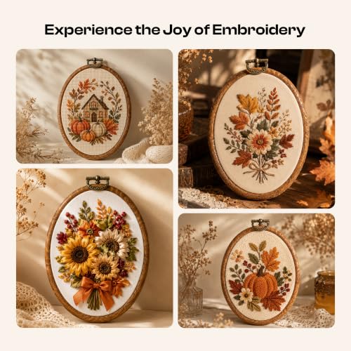 Caydo 6PCS Oval Embroidery Hoops Display Frame, 3 Sizes - size: 3 Sizes
