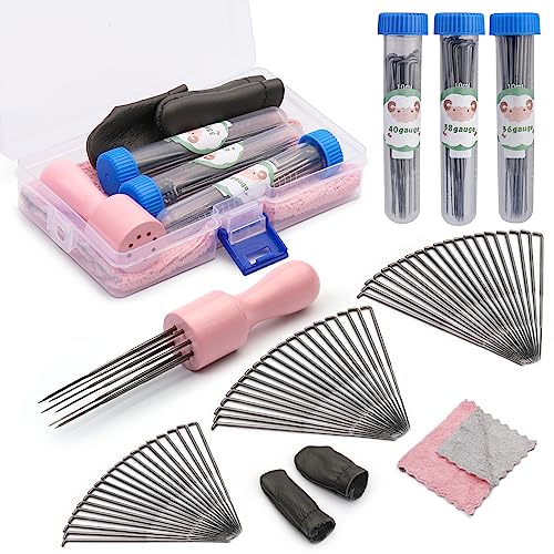 IMZAY Needle Felting Tools, 3 Size 60 Pcs Needle Felting Needles - color: Multicolor03-63Pcs