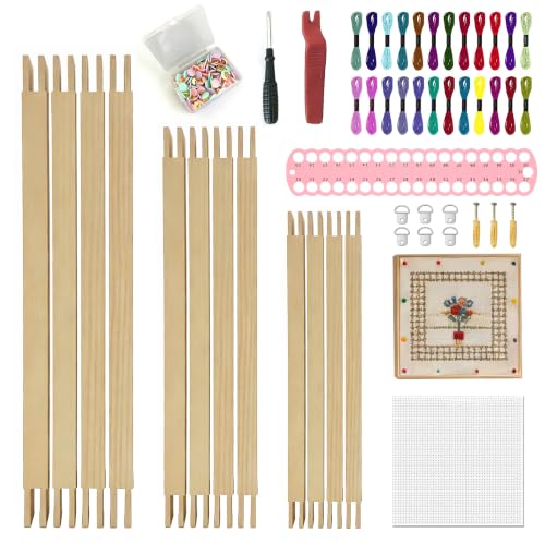 12Pcs Needlepoint Stretcher Bars, Stretcher Bars for Needlework 8/12/16 in