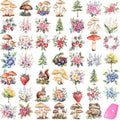 48 Sheets Rub on Transfers for Crafts and Furniture Rub on Transfer Stickers Decals for Wood,2.5 * 2.5inch (Wild Fruit) - style: Wild Fruit