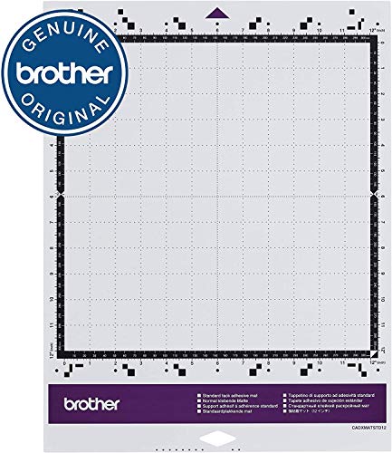Brother ScanNCut DX Standard Tack Adhesive Mat 2-Pack, 12" x 12" and 12" x 24", for Cardstock, Vinyl, Foam and More - style: 12" x 12" & 12" x 24" Standard Tack